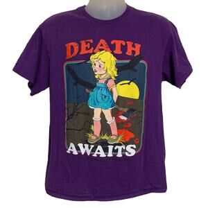 Teen Hearts Death Awaits T-Shirt Mens Size L